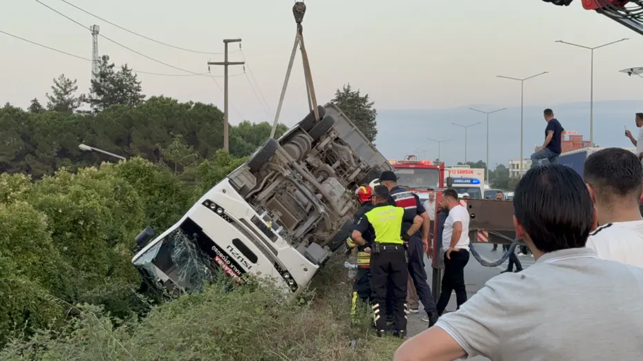 Samsun otobüs kaza