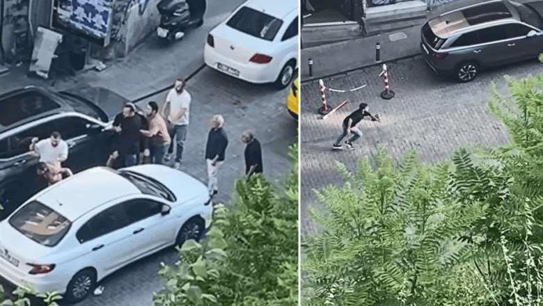 Beyoğlu'nda çıplak