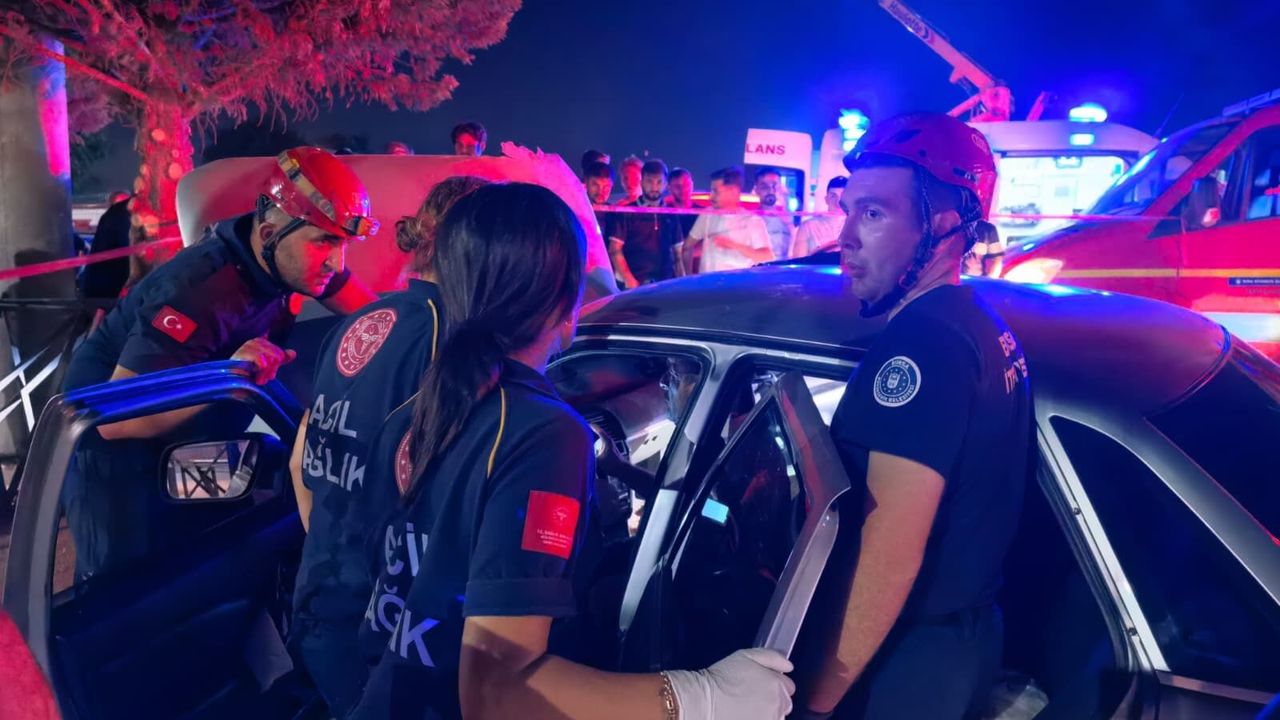 Otomobil alt geçidin koruma demirleri