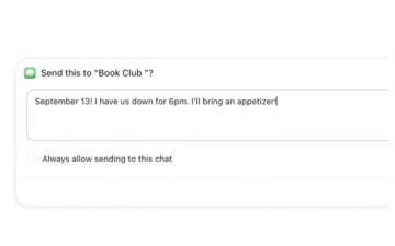 ChatGPT iMessage eklentisi