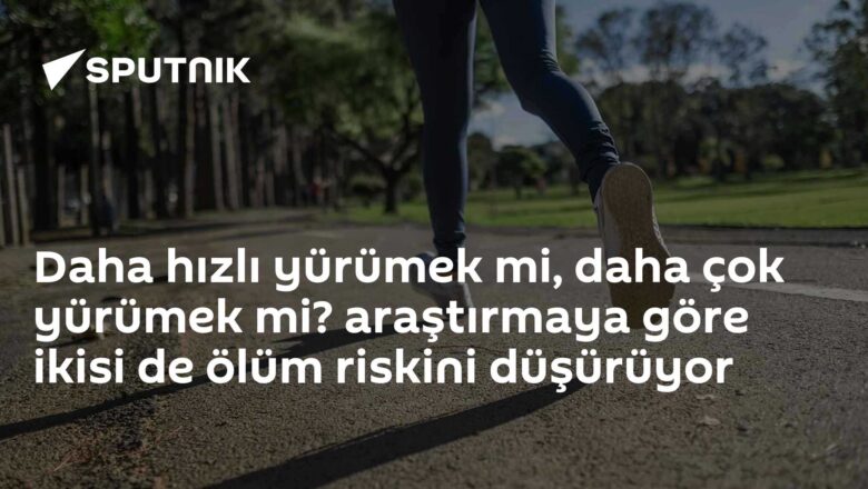 yürüme hızının ölüm riskine etkisi