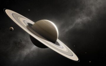 Saturn'ün güney kutbu bulut düzeni