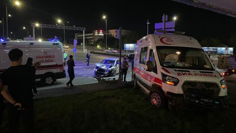 ambulans çarpışması
